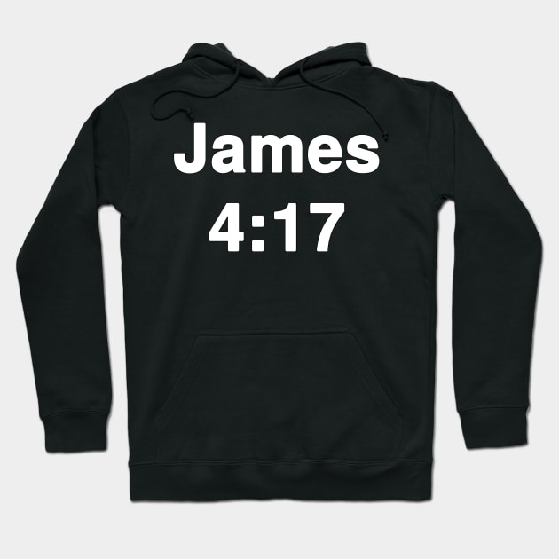 James 4:7  Typography Hoodie by Holy Bible Verses